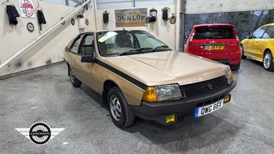 Lot 290 - 1982 RENAULT FUEGO GTS