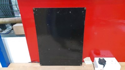 Lot 739 - AA HOTEL ENAMEL SIGN 16" X 12"
