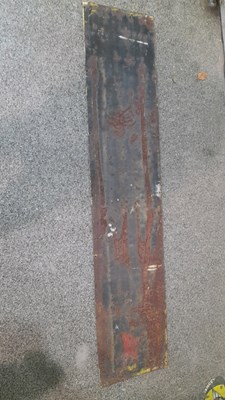 Lot 295 - GOLD FLAKE ENAMEL SIGN 72" X 15"