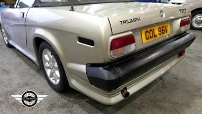 Lot 256 - 1980 TRIUMPH TR7