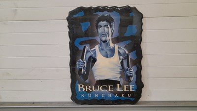 Lot 167 - BRUCE LEE PLAQUE 39" X 30" ( ALL PROCEEDS TO CHARITY )