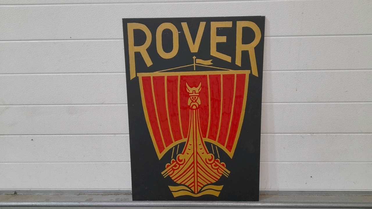 Lot 173 - ROVER HAND PAINTED SIGN 28