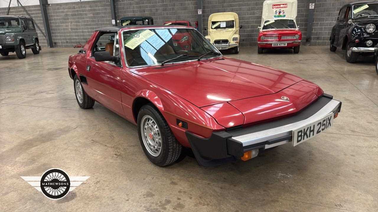 Lot 270 - 1982 FIAT X1/9