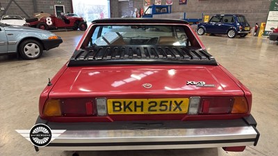 Lot 270 - 1982 FIAT X1/9