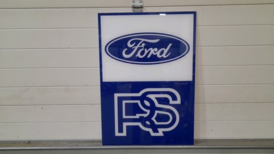 Lot 689 - FORD RS ACRYLIC PRINT 33" X 24"