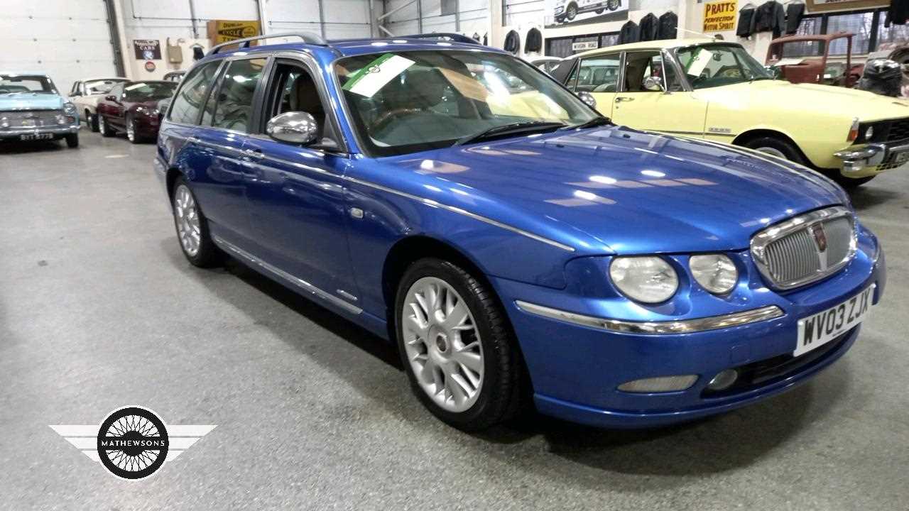Lot 286 - 2003 ROVER 75 CONNOISSEUR SE CDT TOU