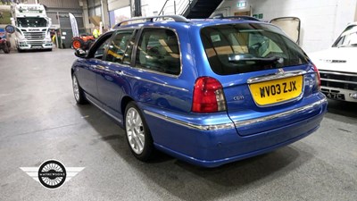 Lot 286 - 2003 ROVER 75 CONNOISSEUR SE CDT TOU