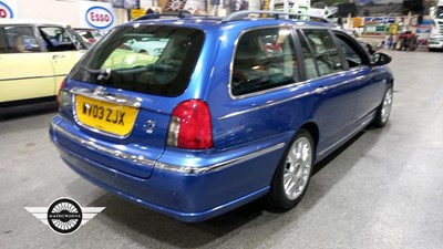 Lot 286 - 2003 ROVER 75 CONNOISSEUR SE CDT TOU