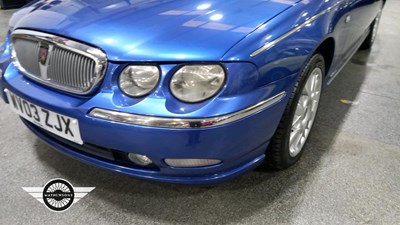 Lot 286 - 2003 ROVER 75 CONNOISSEUR SE CDT TOU