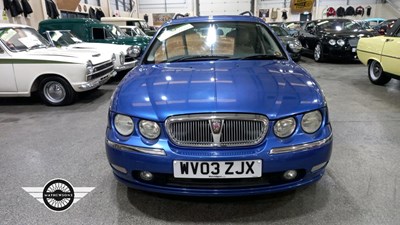 Lot 286 - 2003 ROVER 75 CONNOISSEUR SE CDT TOU