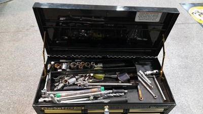 Lot 455 - CLARKE HD PLUS TOOL CHEST + TOOLS