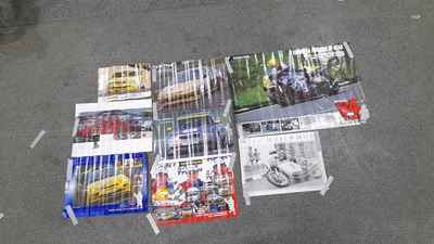 Lot 713 - SELECTION OF TOURING CAR + JOE DUNLOP POSTER FROM HONDA AGENT