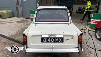 Lot 464 - 1962 TRIUMPH VITESSE