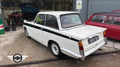 Lot 464 - 1962 TRIUMPH VITESSE