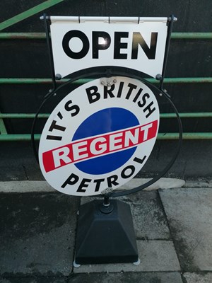 Lot 478 - REGENT FORECOURT SIGN 48" X 26"