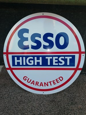 Lot 469 - ESSO HIGH TEST SIGN 18" DIA