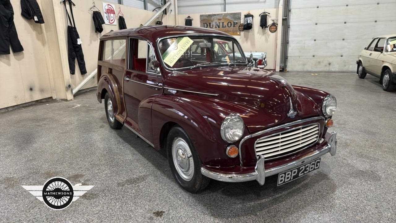 Lot 346 - 1969 MORRIS MINOR 1000