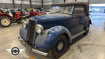 Lot 396 - 1937 HILLMAN MINX