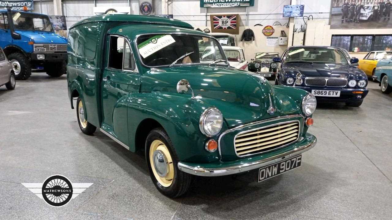 Lot 602 - 1968 MORRIS MINOR