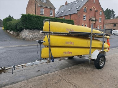 Lot 111 - 3 BOATS AND TRAILER