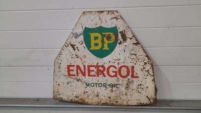 Lot 541 - BP ENERGOL MOTOR OIL METAL SIGN 24" X 27"