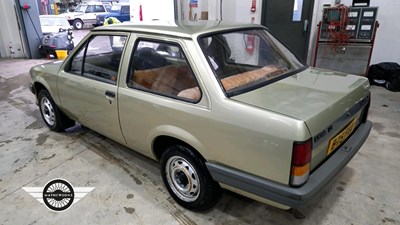 Lot 454 - 1985 VAUXHALL NOVA