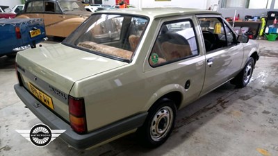 Lot 454 - 1985 VAUXHALL NOVA