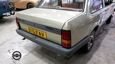 Lot 454 - 1985 VAUXHALL NOVA