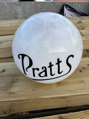 Lot 675 - PRATTS GLASS GLOBE