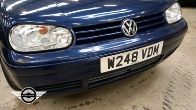 Lot 274 - 200 VOLKSWAGEN GOLF GTI (115 BHP)