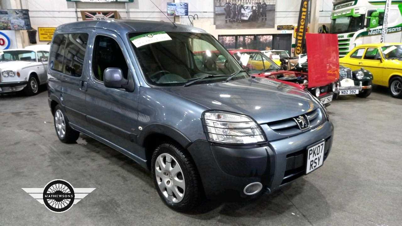 Lot 784 - 2007 PEUGEOT PARTNER COMBI