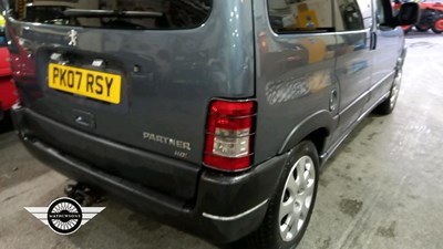 Lot 784 - 2007 PEUGEOT PARTNER COMBI