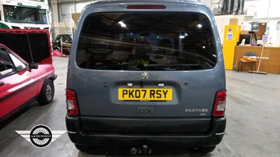 Lot 784 - 2007 PEUGEOT PARTNER COMBI