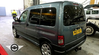 Lot 784 - 2007 PEUGEOT PARTNER COMBI