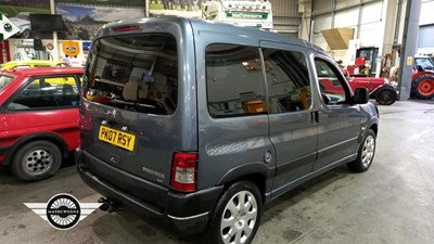 Lot 784 - 2007 PEUGEOT PARTNER COMBI