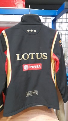 Lot 275 - 2 X ORIGINAL LOTUS F1 JACKETS ( 1 SMALL 1 LARGE )