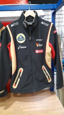Lot 275 - 2 X ORIGINAL LOTUS F1 JACKETS ( 1 SMALL 1 LARGE )