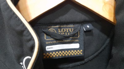 Lot 275 - 2 X ORIGINAL LOTUS F1 JACKETS ( 1 SMALL 1 LARGE )