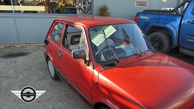 Lot 326 - 1991 FIAT 126 BIS