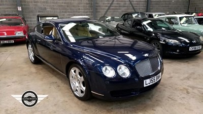 Lot 594 - 2005 BENTLEY CONTINENTAL GT AUTO