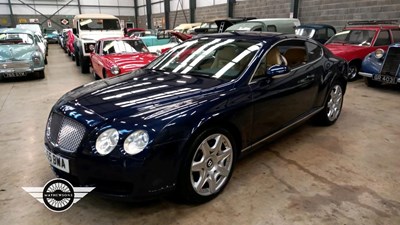 Lot 594 - 2005 BENTLEY CONTINENTAL GT AUTO