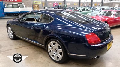 Lot 594 - 2005 BENTLEY CONTINENTAL GT AUTO