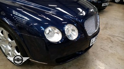 Lot 594 - 2005 BENTLEY CONTINENTAL GT AUTO