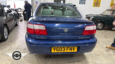 Lot 732 - 2003 VAUXHALL OMEGA ELITE V6 AUTO