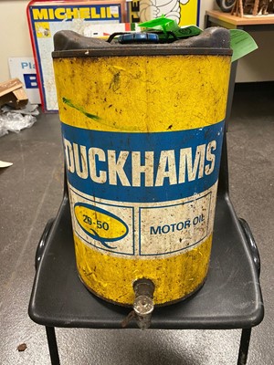 Lot 137 - DUCKHAMS DRUM WITH POURING SPOUT