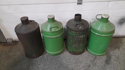 Lot 579 - 4 X CASTROL OIL DRUMS