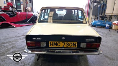 Lot 196 - 1975 TRIUMPH DOLOMITE 1850