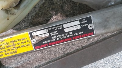 Lot 585 - CAR RAMPS, TOWING PARTS + A FRAME