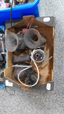 Lot 593 - 6 BOXES OF AUTOMOBILE ELECTRIC + DISTRIBUTOR PARTS