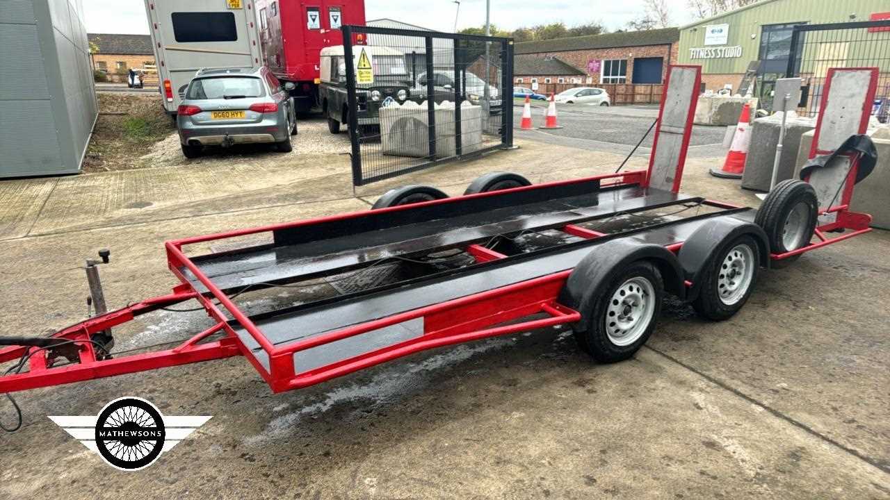 Lot 872 - CAR TRANSPORTER TRAILER